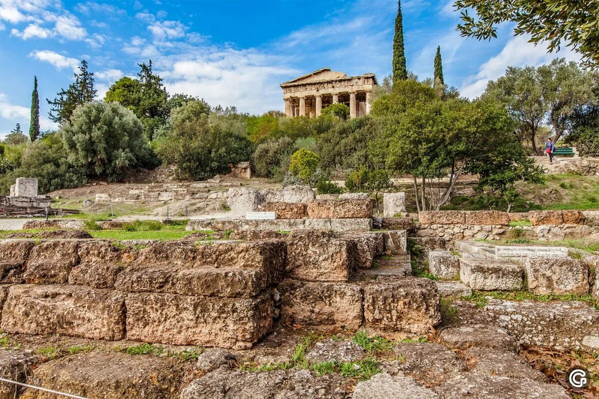 Главная площадь древних афин называлась. Храм гефеста на агоре в афинах. Афины план агоры. Древние афины храм гефеста. Агора древние афины.