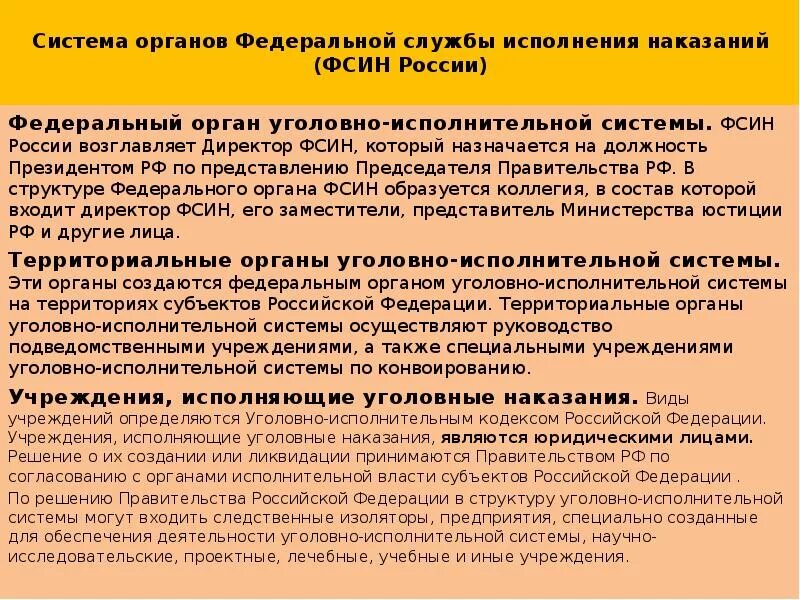 Система органов исполняющих наказание. Система органов исполнения наказания. Структура органов уголовно-исполнительной системы. Система органов Федеральной службы исполнения наказаний. Структура органов исполнения наказаний.