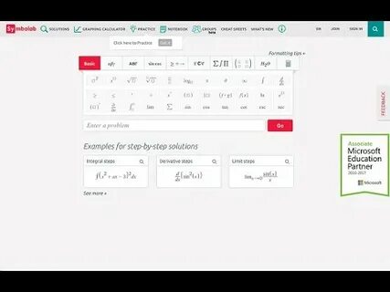 Калькулятор symbolab