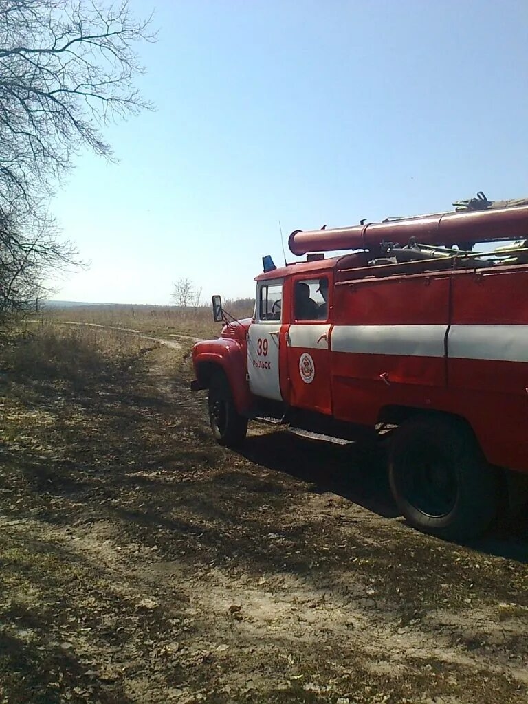 Что горит в рыльском районе