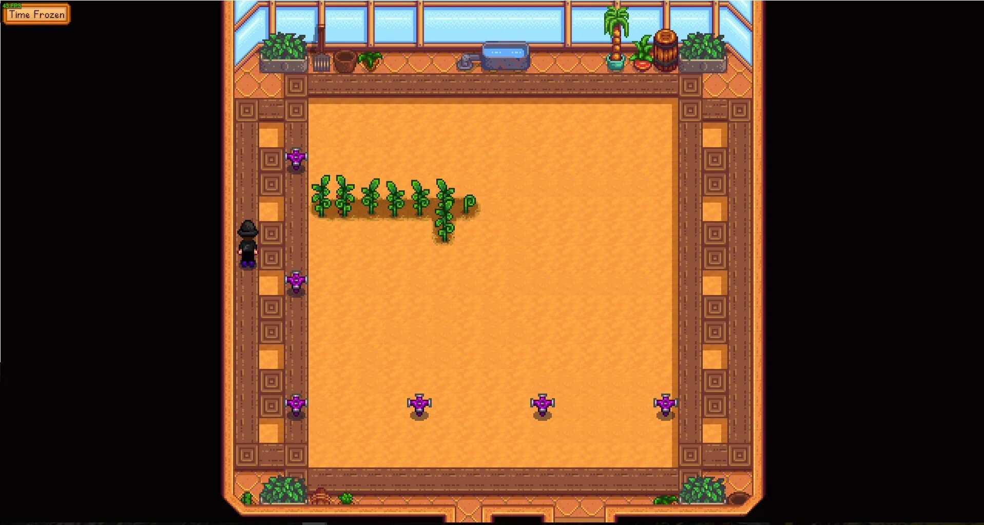 Иридиевый спринклер стардью валлей. Иридиевый спринклер в stardew valley в теплицу. Расположение спринклеров stardew valley. Stardew valley спринклеры в теплице. Теплица stardew valley.