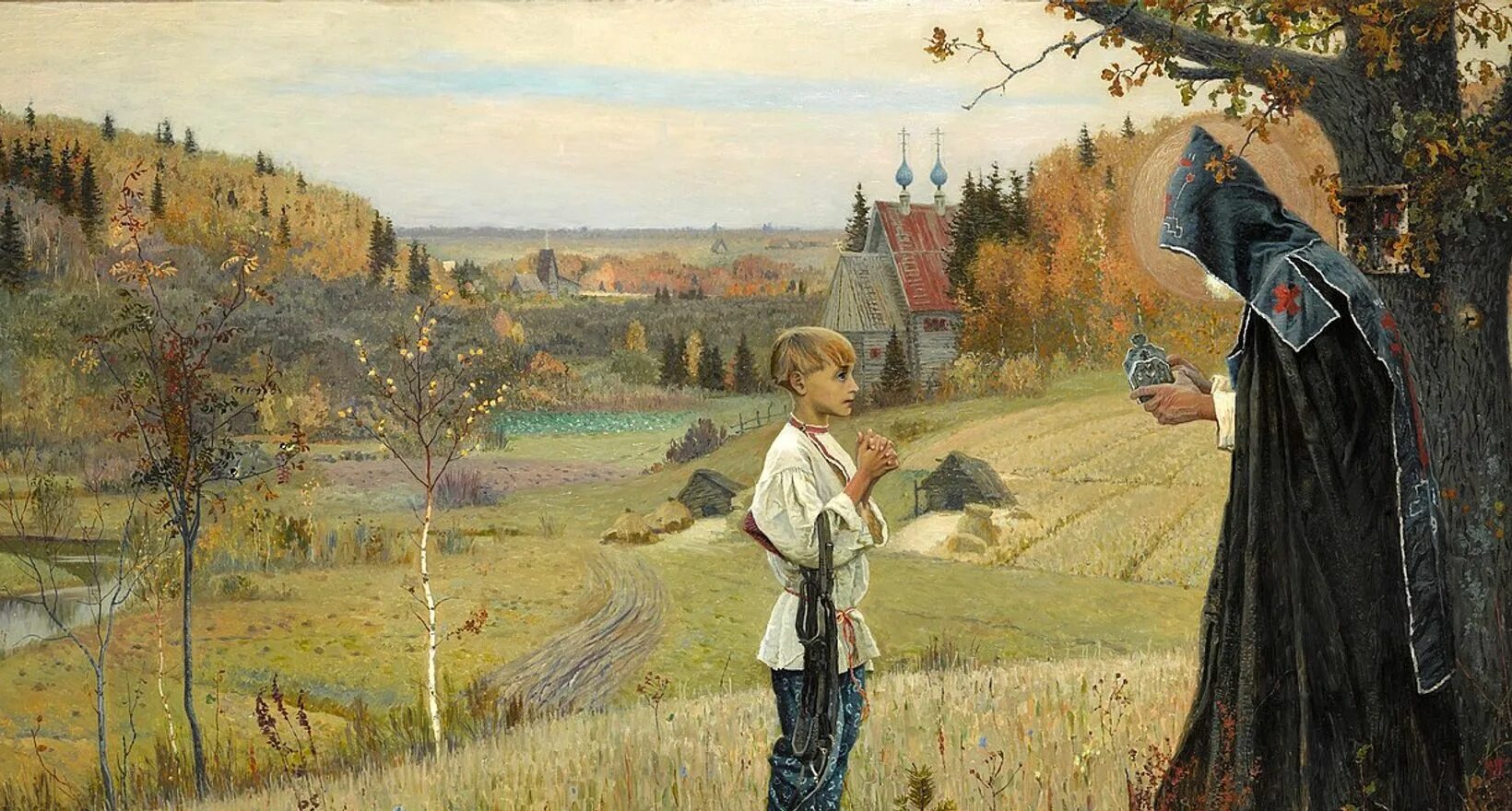 Отрок со скольки лет. Нестеров видение отроку варфоломею.