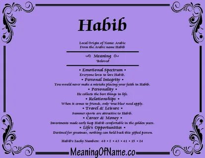 Что значит хабиби
