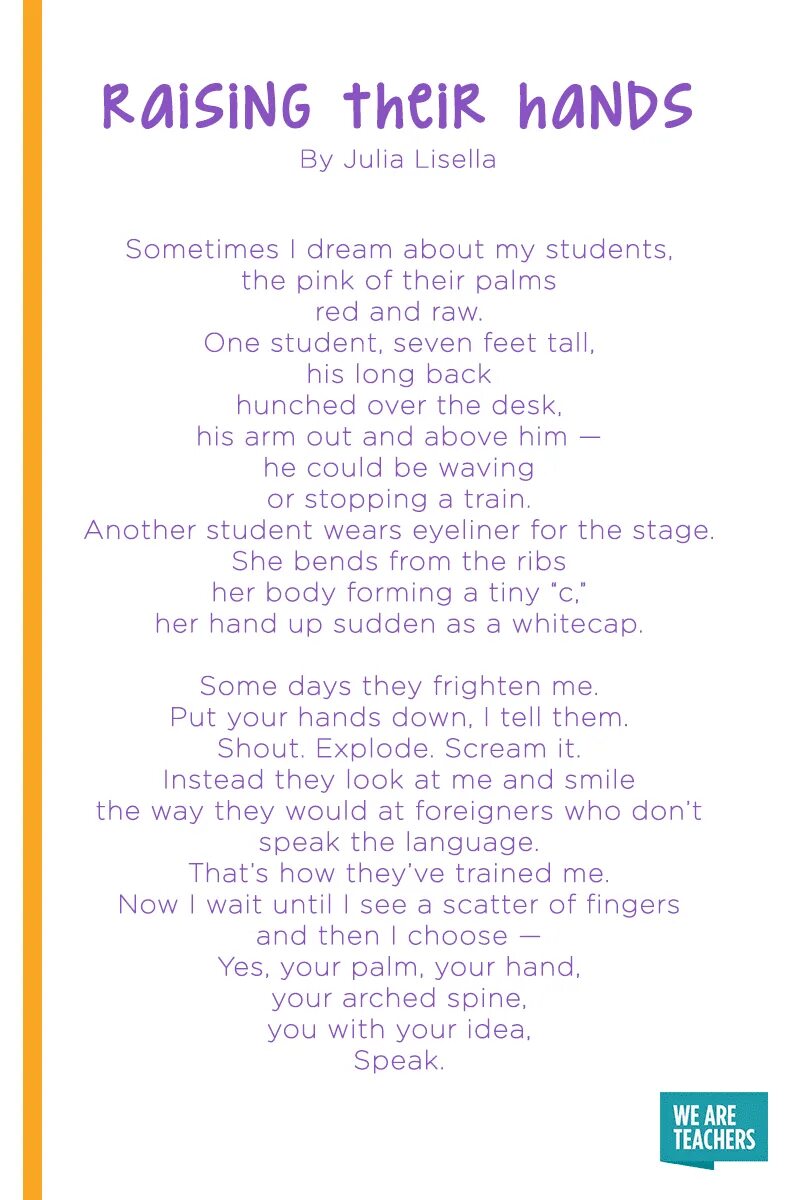 Teacher poem