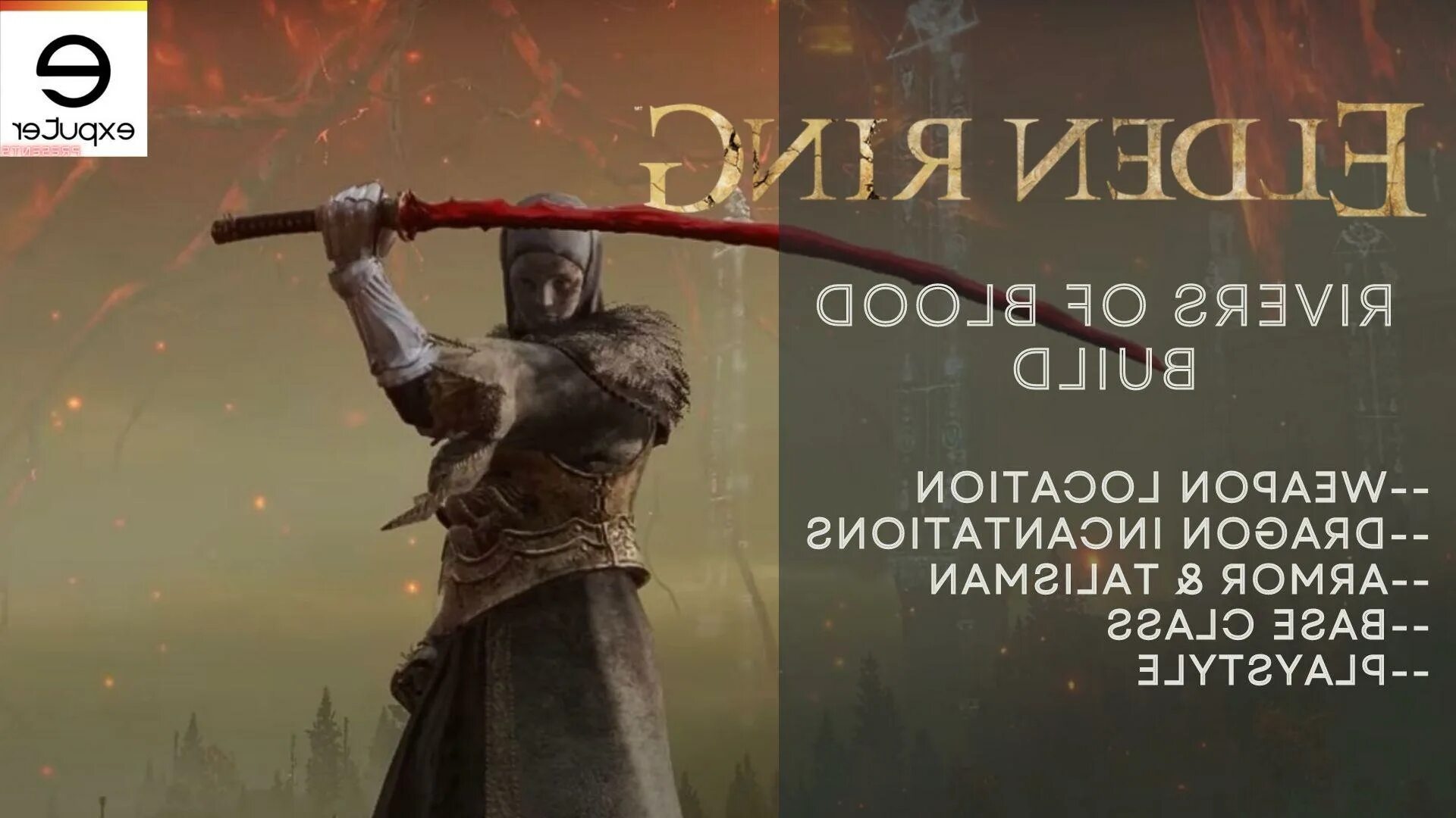 Реки крови элден ринг где. Rivers of Blood elden Ring. Элден ринг Самурай. Elden Ring builds.