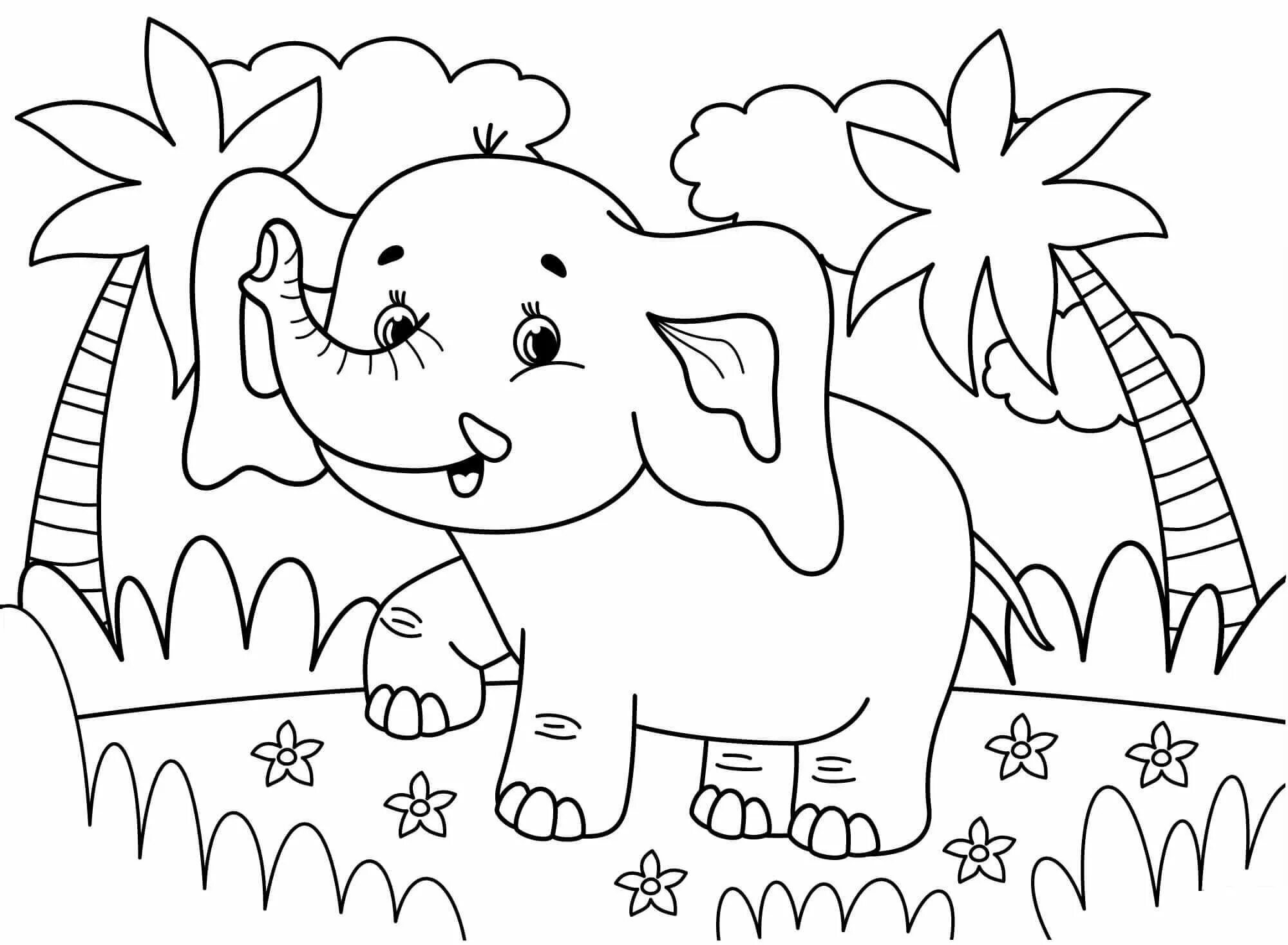 Слон раскраска. Раскраска Слоник. Слоник раскраска для детей. Раскраска для малышей (слон). Слоник распечатать