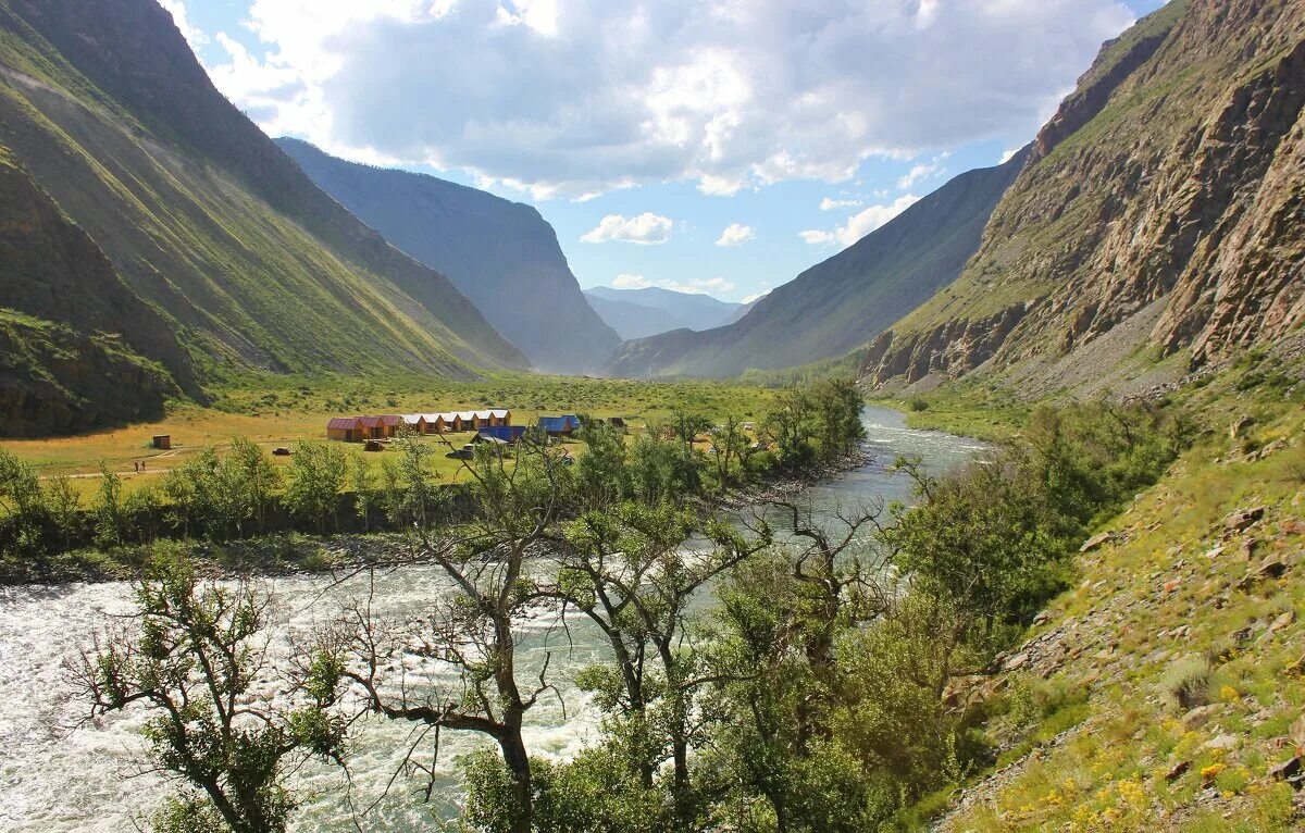 долина реки чулышман. река рио-гранде-де-лоис.