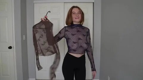 Sheer Aerie Top Try On Haul! EtherealLoveBug Nudity, Sexually and Explicit Video