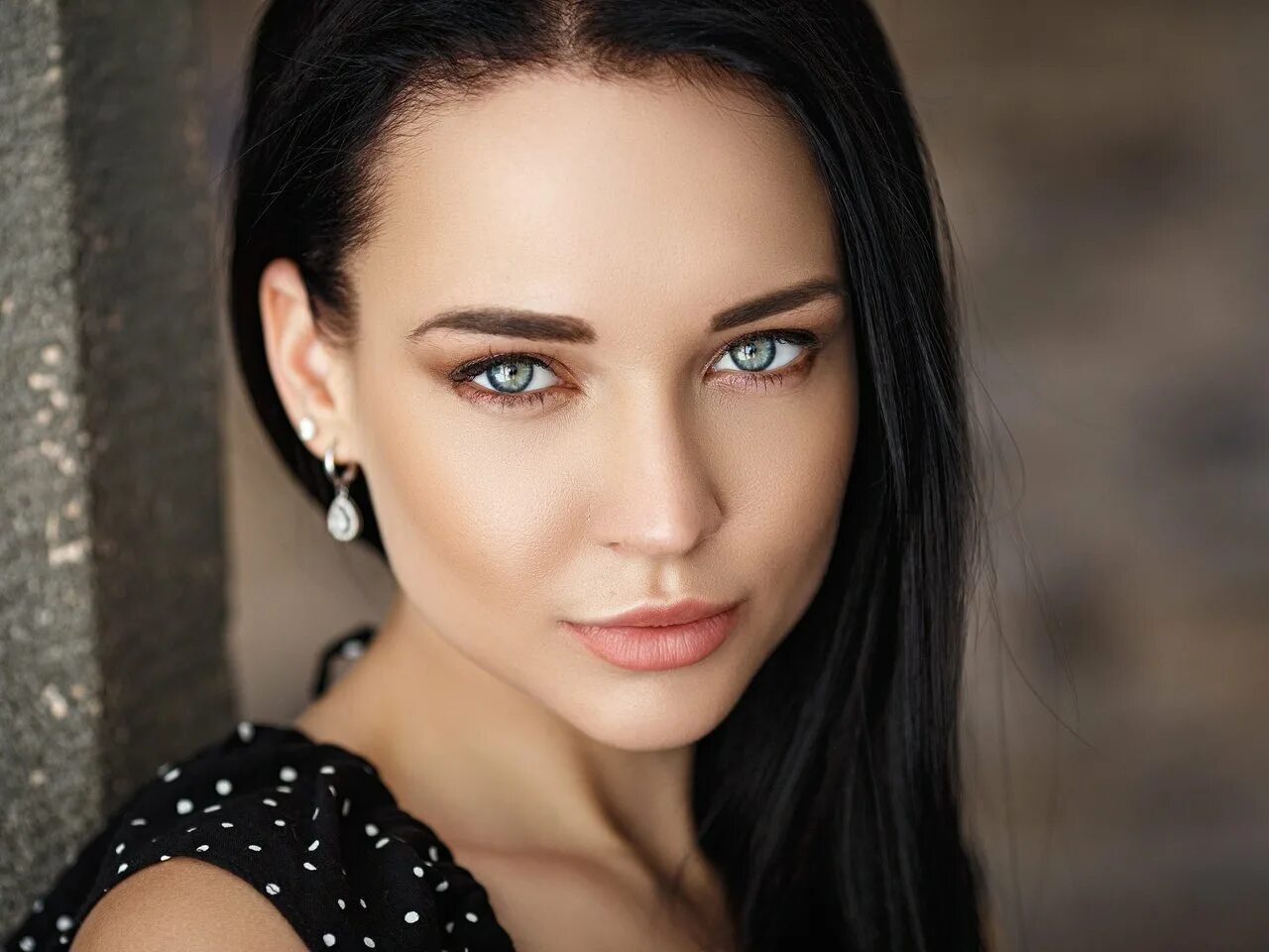 Brunette model. Angelina Petrova 2019.