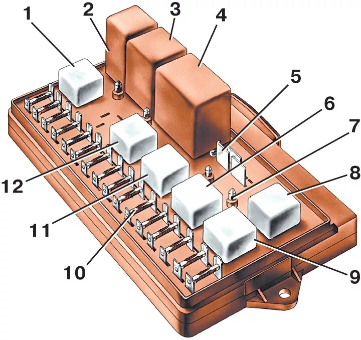 Предохранители автомобиля ваз. Монтажный блок поворотников ВАЗ 2108. Реле монтажного блока ВАЗ 2109. Реле для монтажного блока 2108. Блок предохрани ВАЗ 2109.
