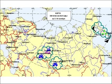 Карта прогноза погоды московская область
