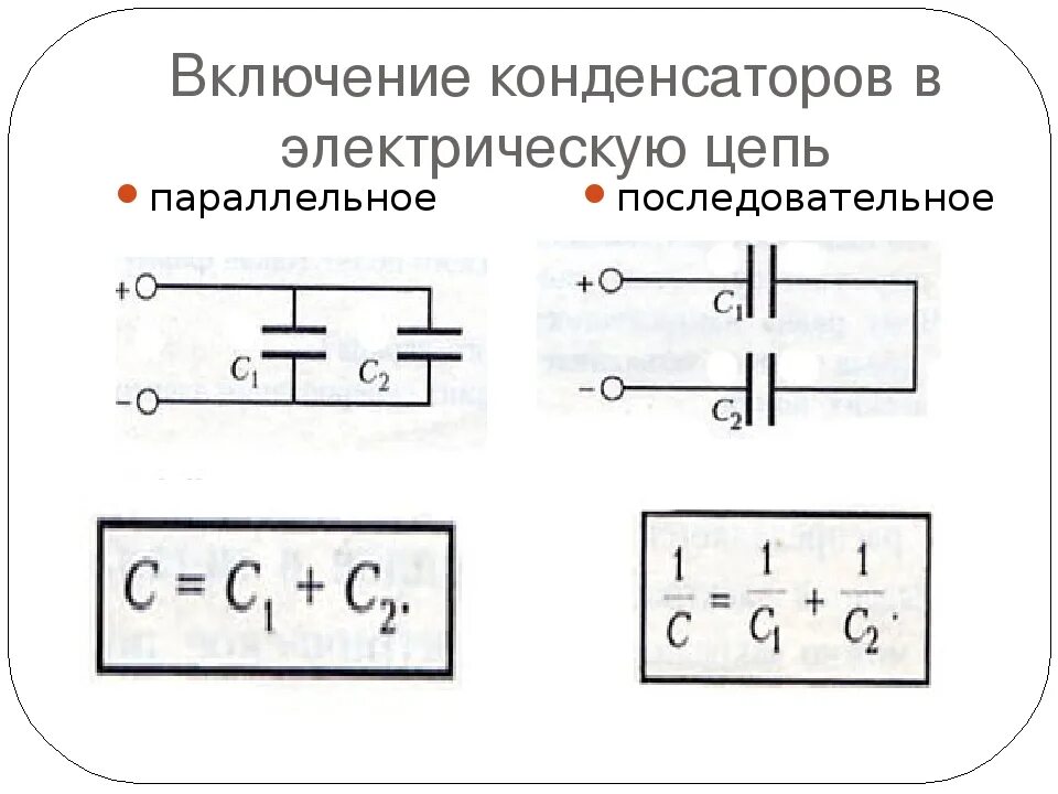 В цепь включены параллельно