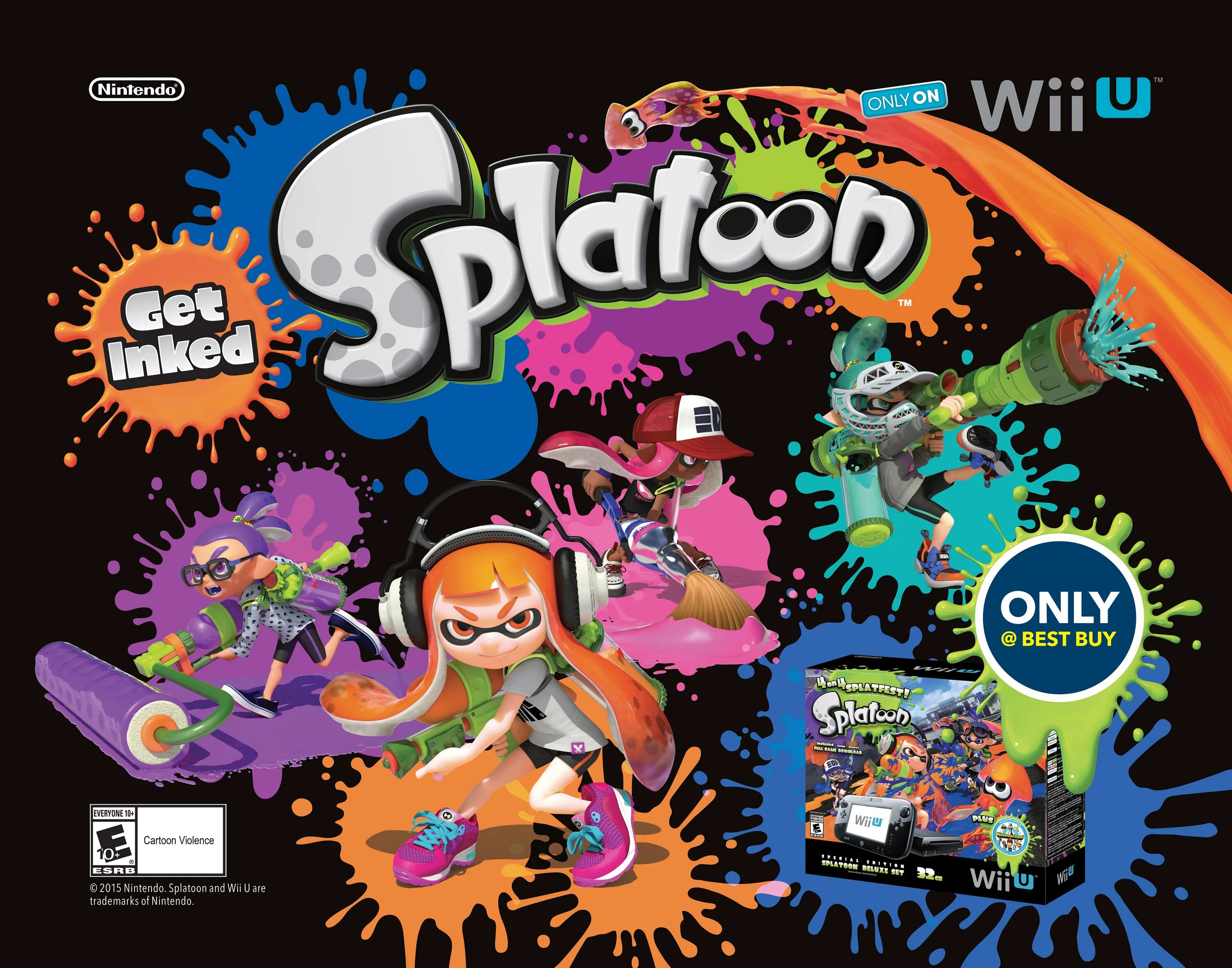 Splatoon Wii u. Нинтендо сплатун. Wii u Splatoon Edition. Nintendo Wii Splatoon. Nintendo splatoon edition