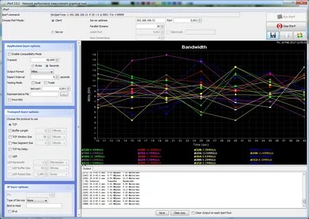 Iperf3 cygwin gui