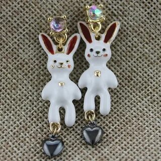 Серьги зайчики