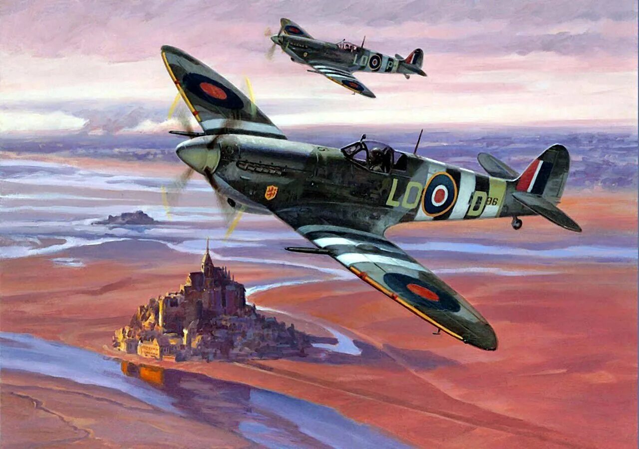 Про самолеты второй мировой. Художник Roy Grinnell. Supermarine Spitfire арт. Спитфайр самолет второй мировой. Спитфайр истребитель арт.