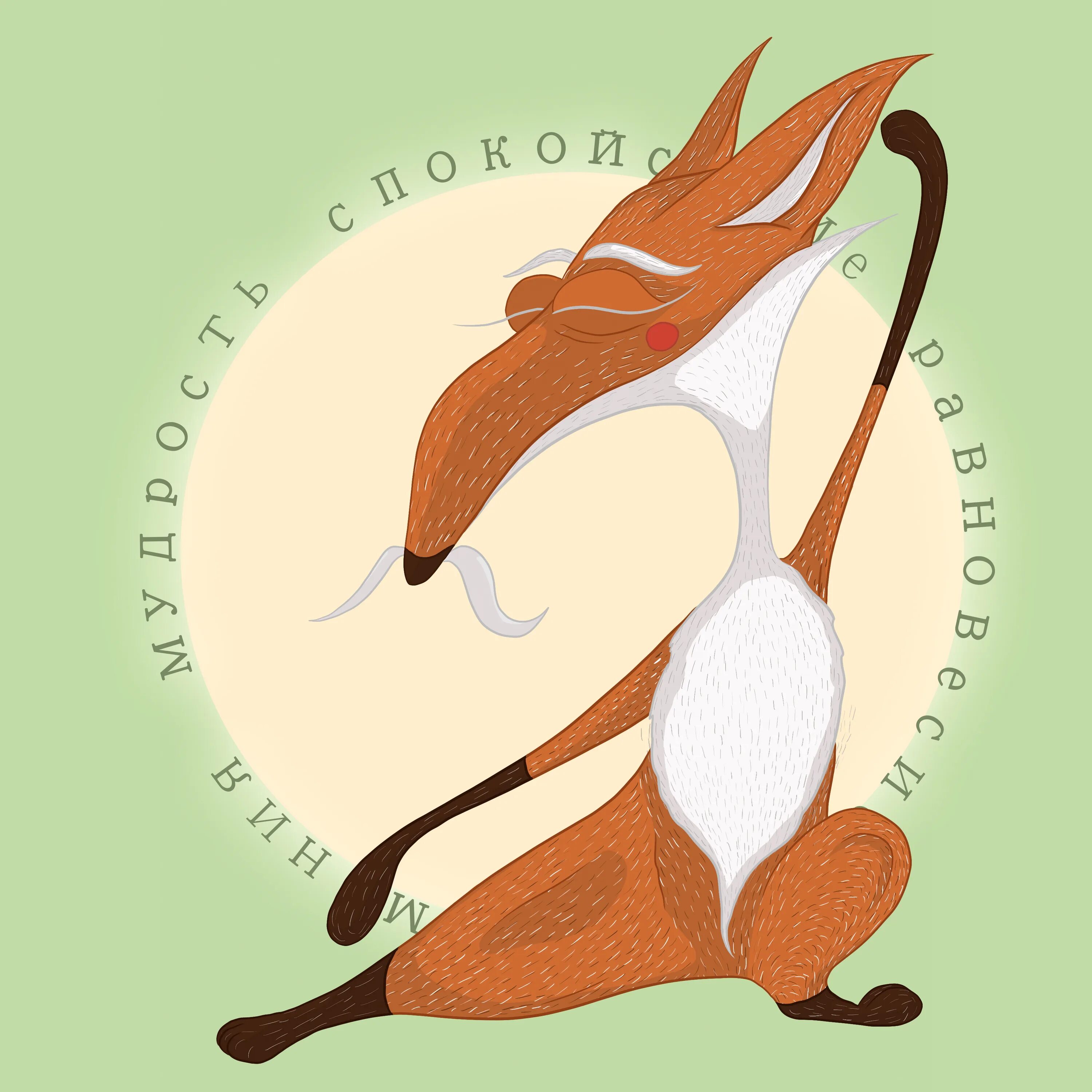 Мудрый лис. Лиса йога. Лисья йога. Девятихвостый лис добрый. Лиса с чаем.