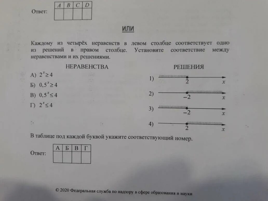 Установите соответствие между каждым рисунком