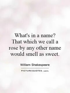 A rose by any other