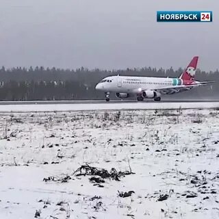 В ноябрьске самолет