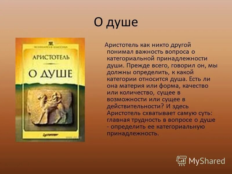 Трактат аристотеля читать. ), управление. Аристотель трактат о душе. Душа аристотеля кратко. До н.