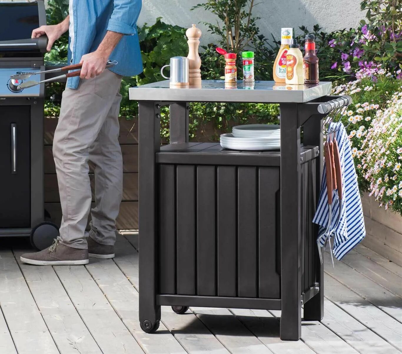 Table working keter. Столы для барбекю кетер. keter столик для барбекю. стол для гриля keter unity xl 183l. keter taper square s 242863.