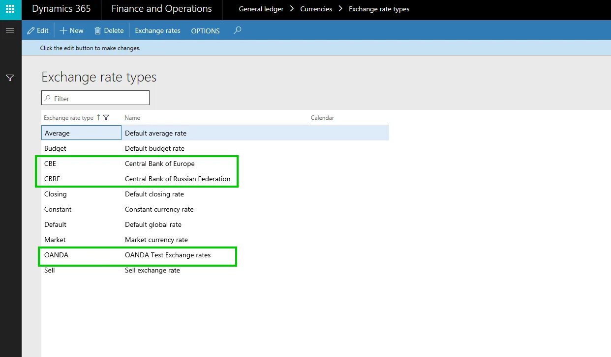 Community dynamics. Dynamics 365 finance and operations. exchange rate. rate type. types of currency.