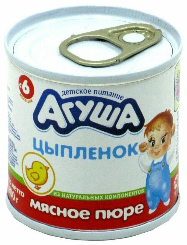 Детское пюре Агуша цыпленок. Пюре мясное детское Агуша цыпленок. Ре мясное Агуша жестяные баночки. Мясное пюре Агуша цыпленок. Мясное пюре с 6 месяцев