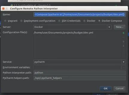 Pycharm configuration