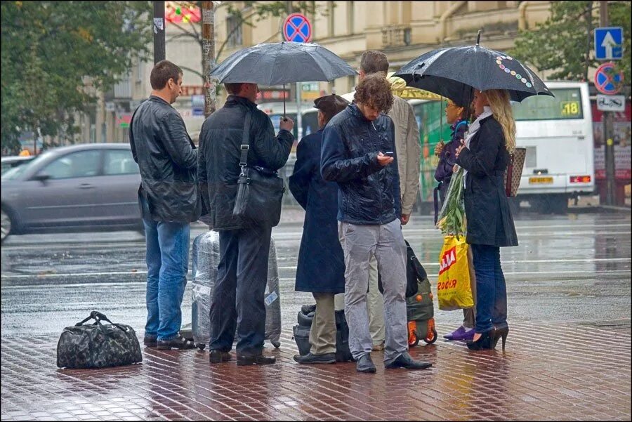 Дождь без перерыва. Люди на остановке. Стоит на остановке. Люди стоят на остановке. Люди на остановке осень.