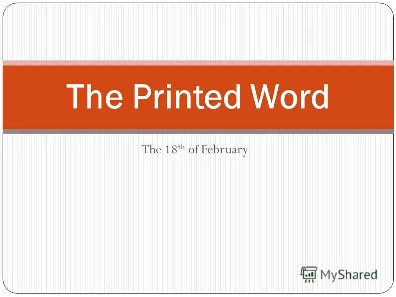 The printed word. The Printed Word текст. Punctuation and Mechanics. Obesity drugs.