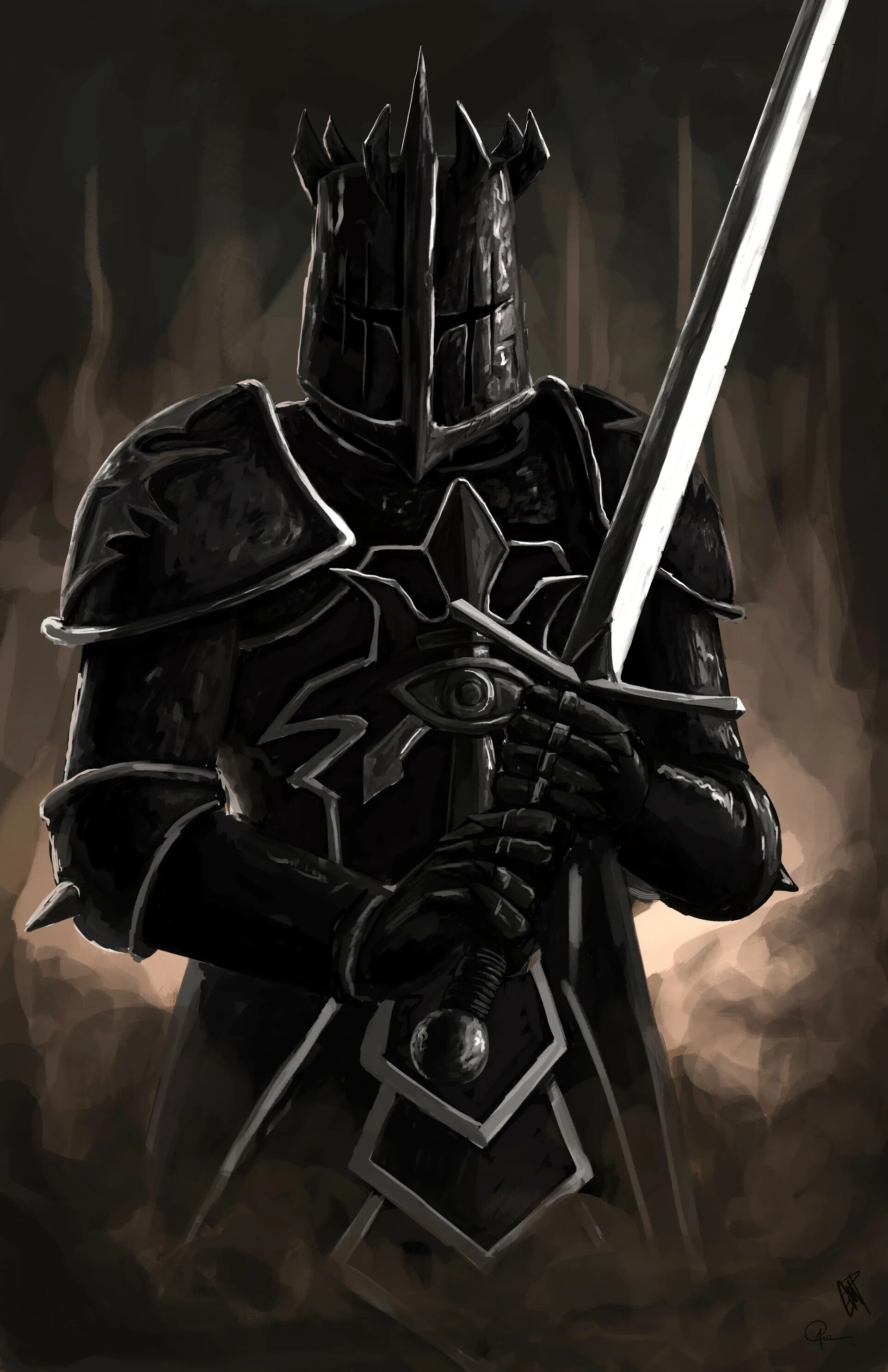 Бесплатная черный рыцарь