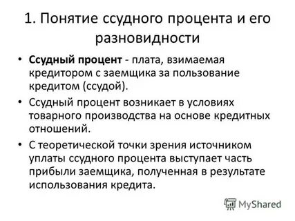 Процент это плата
