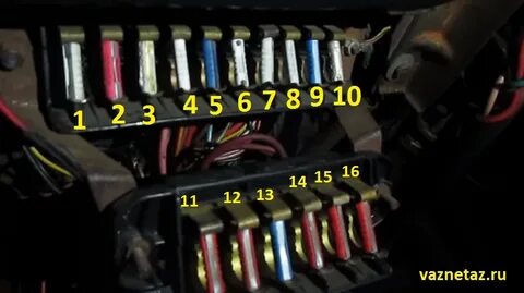 Предохранители ваз 21 0 6