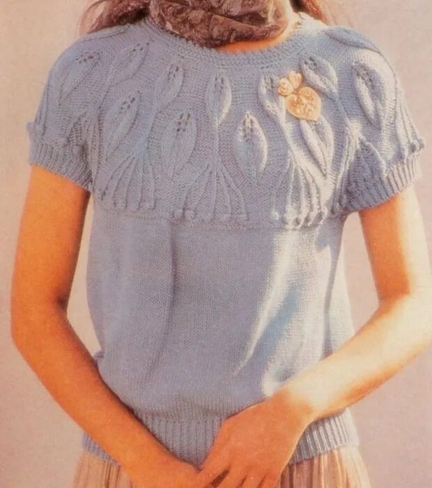 Eowyn круглая кокетка. блуза крючком с круглой кокеткой. вязаная кофта на кокетке. кофта с круглой кокеткой. вязаные летние кофточки.