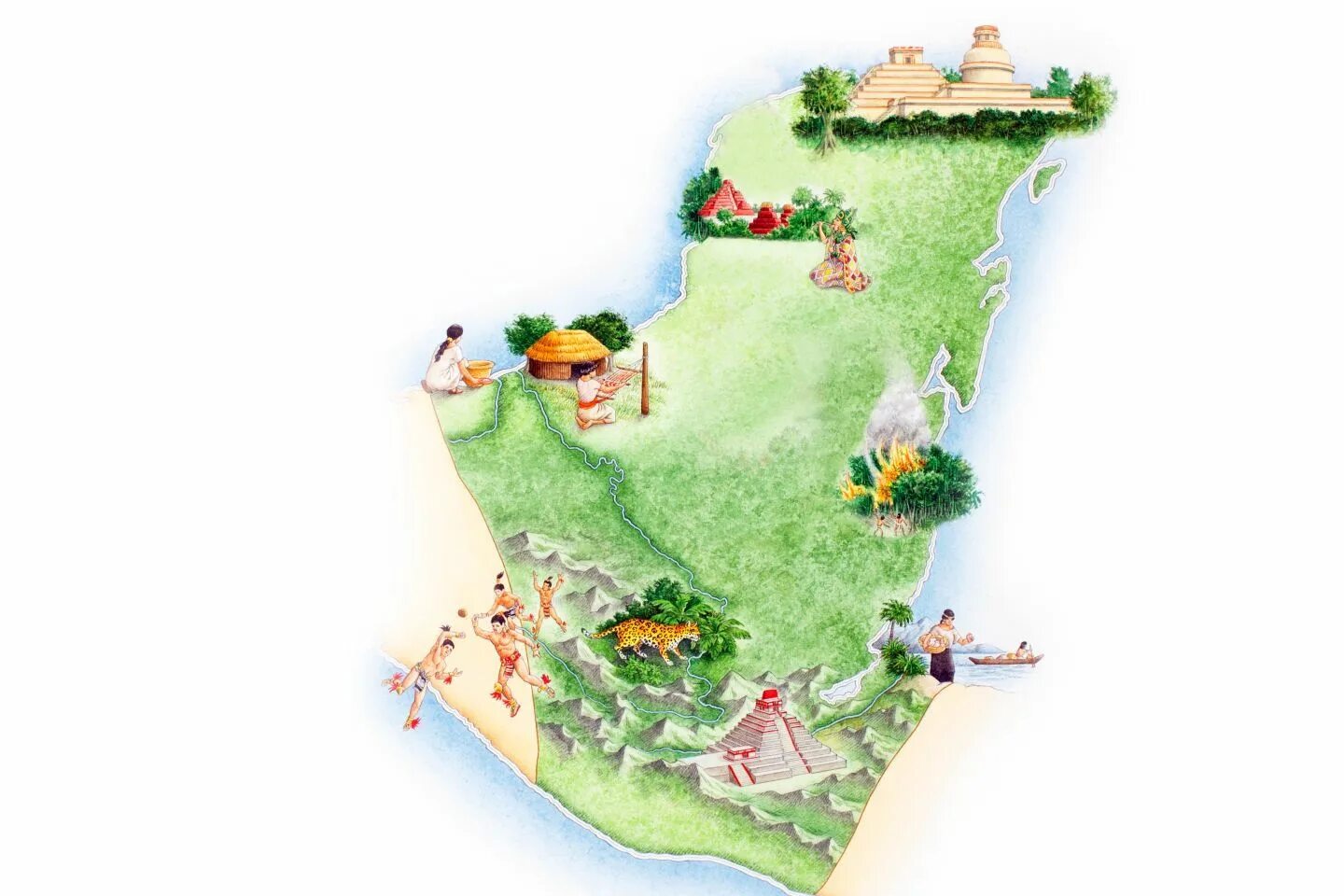 The maya lived in a area ranging. The maya lived in a area ranging