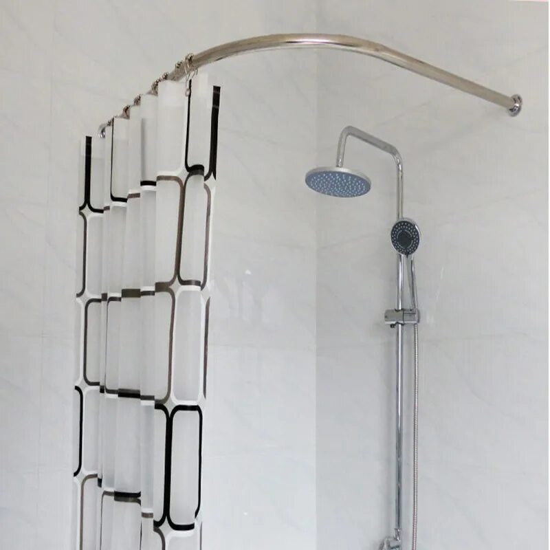 Труба для душевой кабины. Угловой карниз для ванной комнаты Corner Shower Rods Kit. Штанга для душа угловая 90на120. Штанга для душа угловая 80х80. Держатель трубы тропического душа.