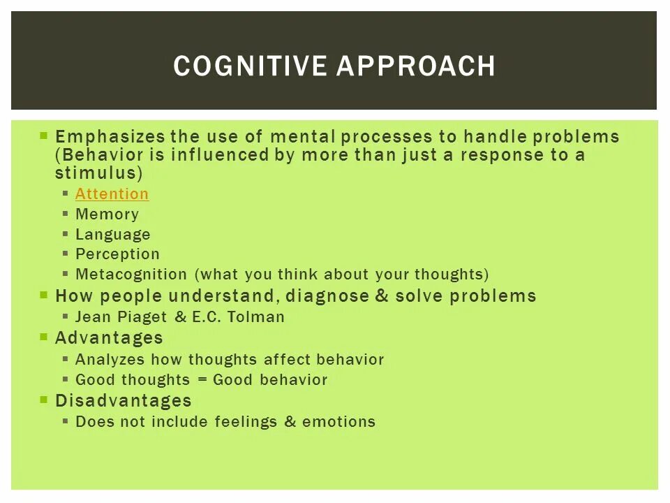 Cognitive meaning. Cognitive meaning