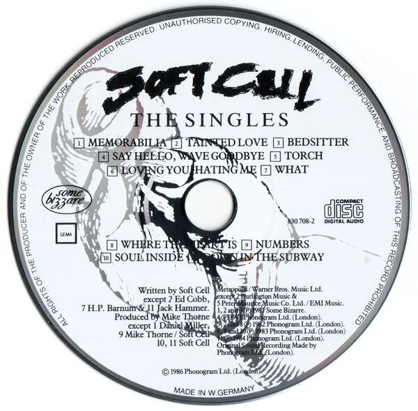 Группа Soft Cell. Альбомы Soft Cell. Soft Cell мрз. Singles диск.