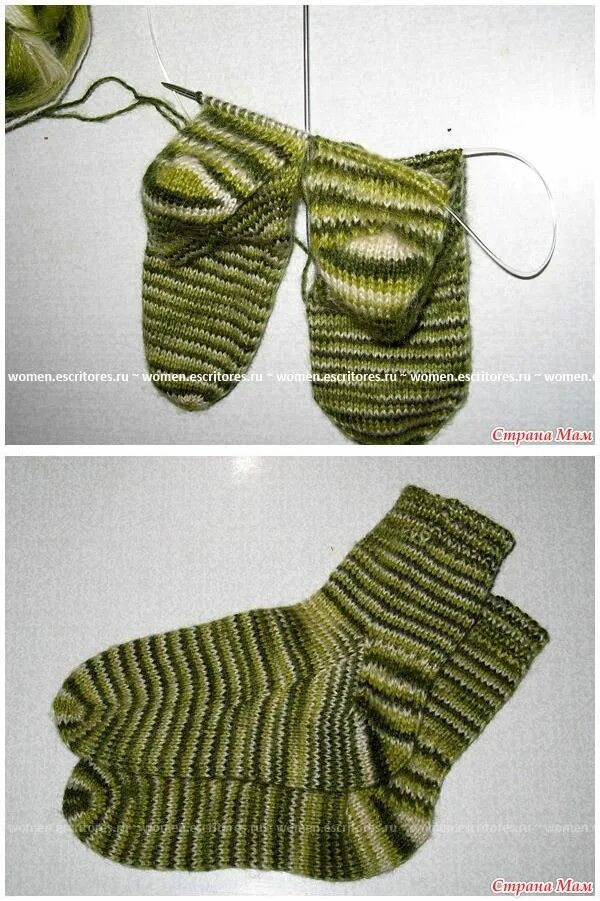 Носки на двух круговых. Спицы круглые носочки. Носки от мыска на круговых спицах. Носки на круговых спицах без шва. Носки на круговых спицах одновременно.
