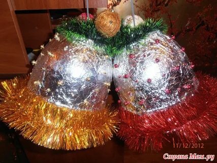 Новогодние игрушки на уличную елку своими руками