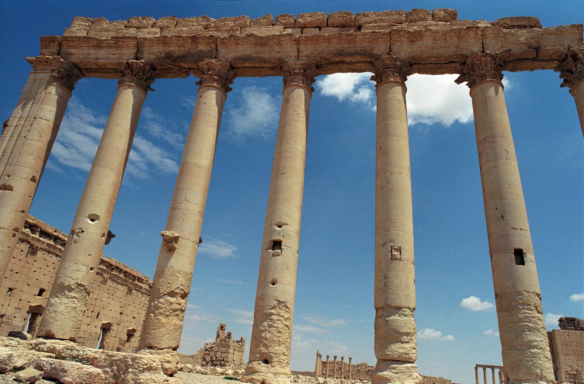 Пальмира колоннада. Great Colonnade at Palmyra.