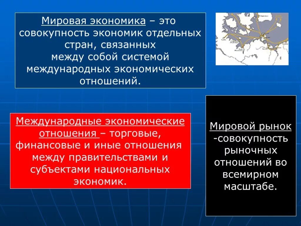 Мировая экономика и международные экономические отношения. Международные экономические отношения (МЭО). Мировая экономика и международныеэкономические отношения. Мировая экономика это совокупность. Мировым рынком называют совокупность рыночных