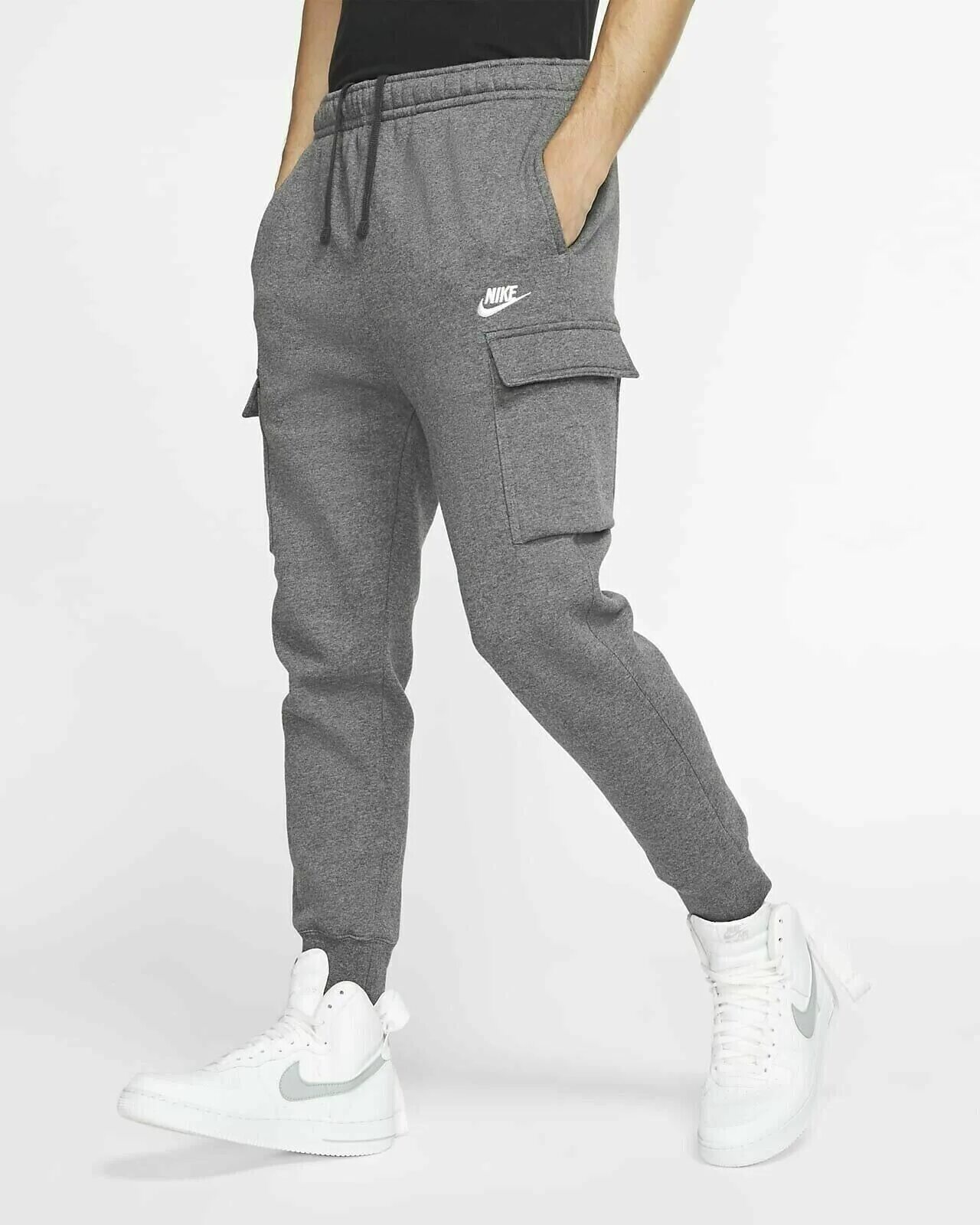 Nike cargo. Nike Sportswear Club Fleece брюки. Nike Sportswear Club Fleece Cargo Pant. Nike NSW Pants Gray штаны. Брюки Nike m NSW Club Pant Cargo BB мужчины cd3129-010 XL.