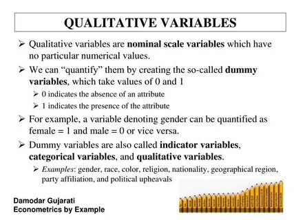 Quantitative variables