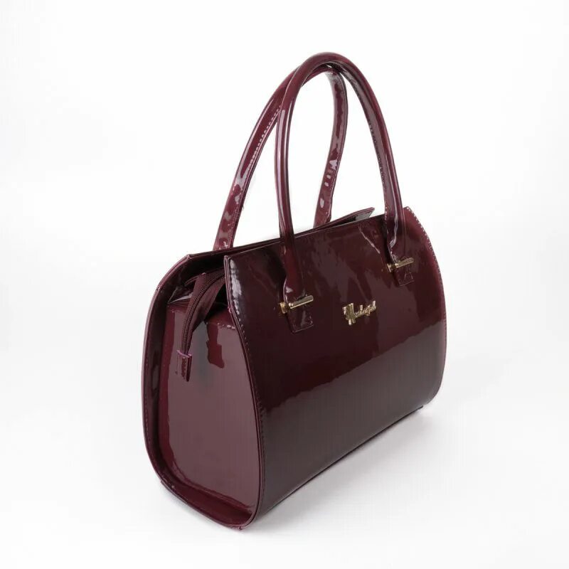 Бордовая сумка из гладкой кожи Aurelli 17S0055-66G-bordo 2000558010887 бордовы