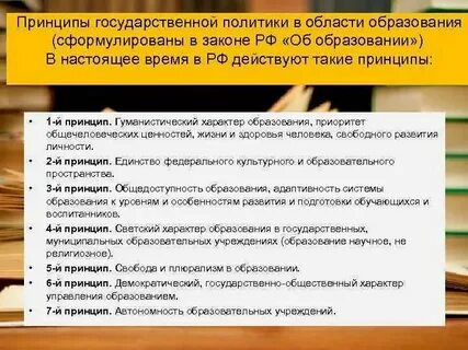 Государственно общественный характер системы образования