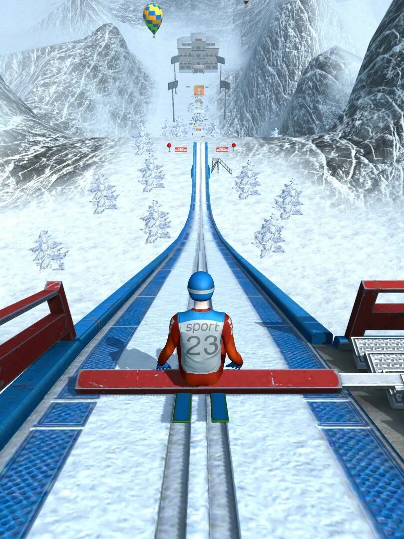 Skiing game