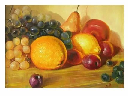 Фрукты картины маслом