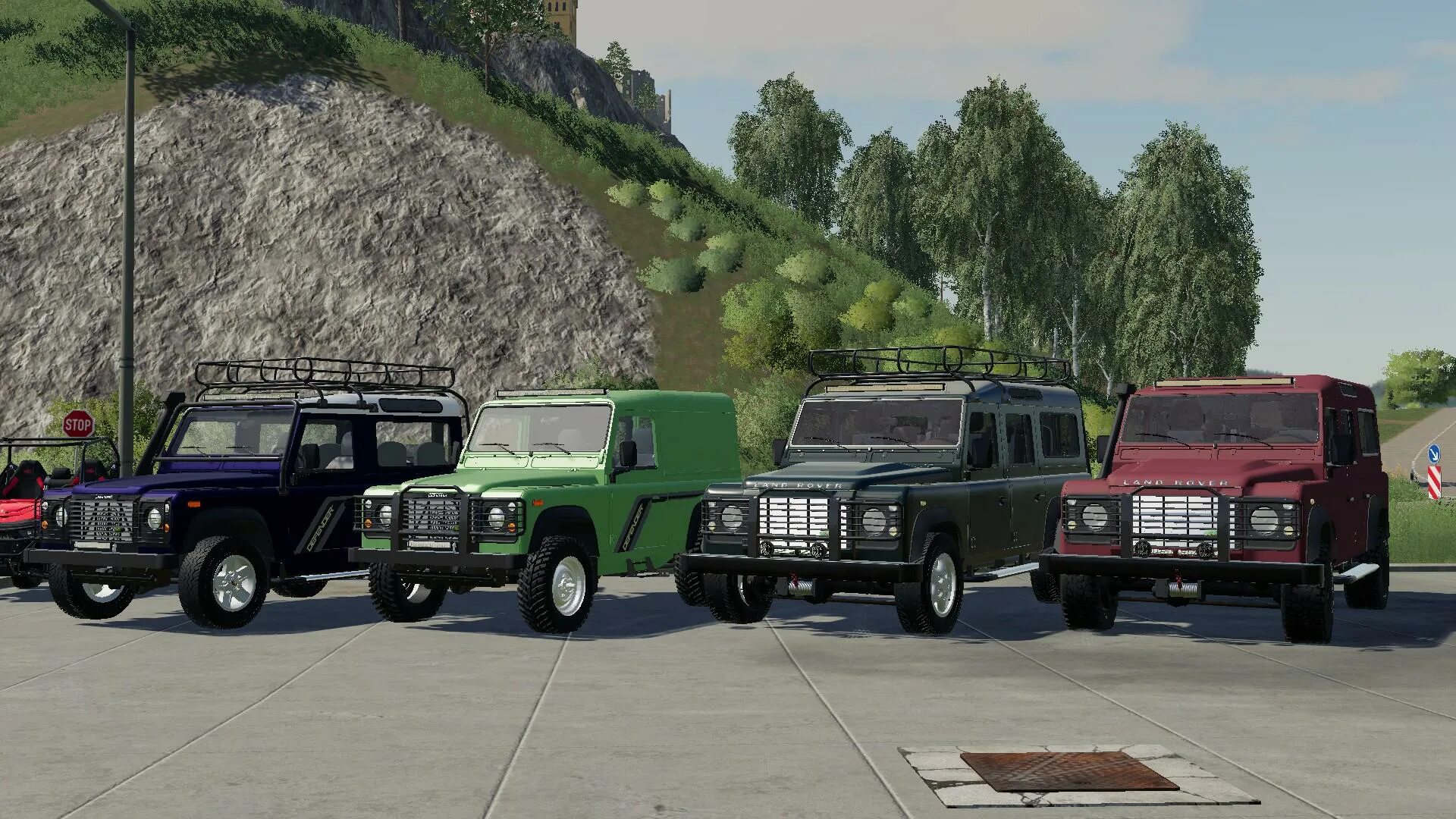 Defender mod. Land Rover Defender для fs22. Land Rover для FS 22. Ленд Ровер ФС 19. Land Rover Defender v1.1 для fs22.